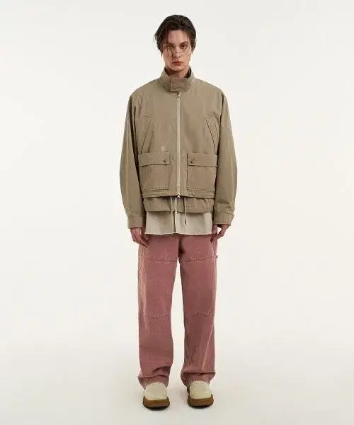 MMGL LAYERED HARRINGTON JACKET