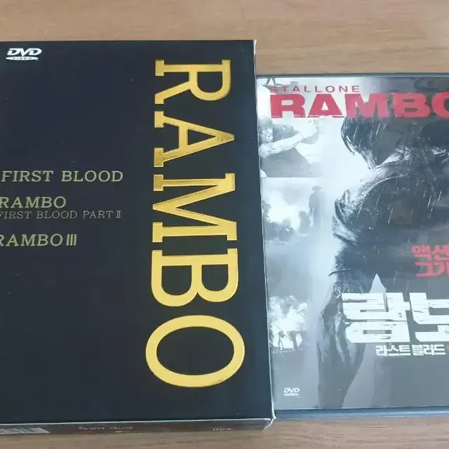 (민트급) RAMBO 람보 1~4편. 록키3. 코브라 dvd