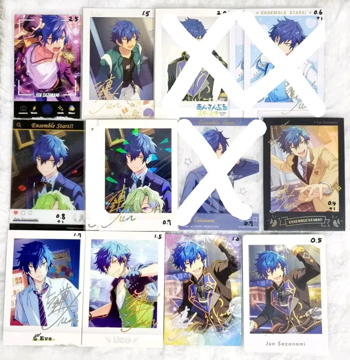 Anstar Hiyori Zuu Ibara Nagisa Jiryu Pasha 7th Anniversary 6th Anniversary Polaroid