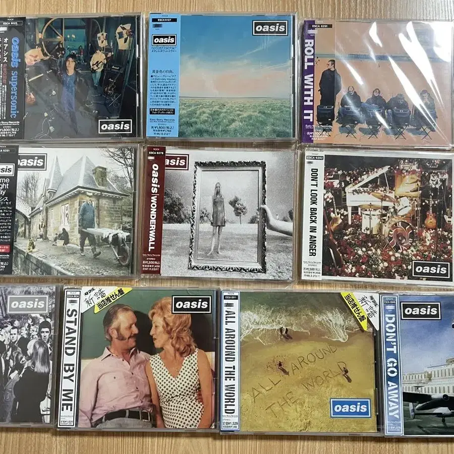 오아시스 Oasis 1집 2집 3집 일본 한정판 싱글CD 모음