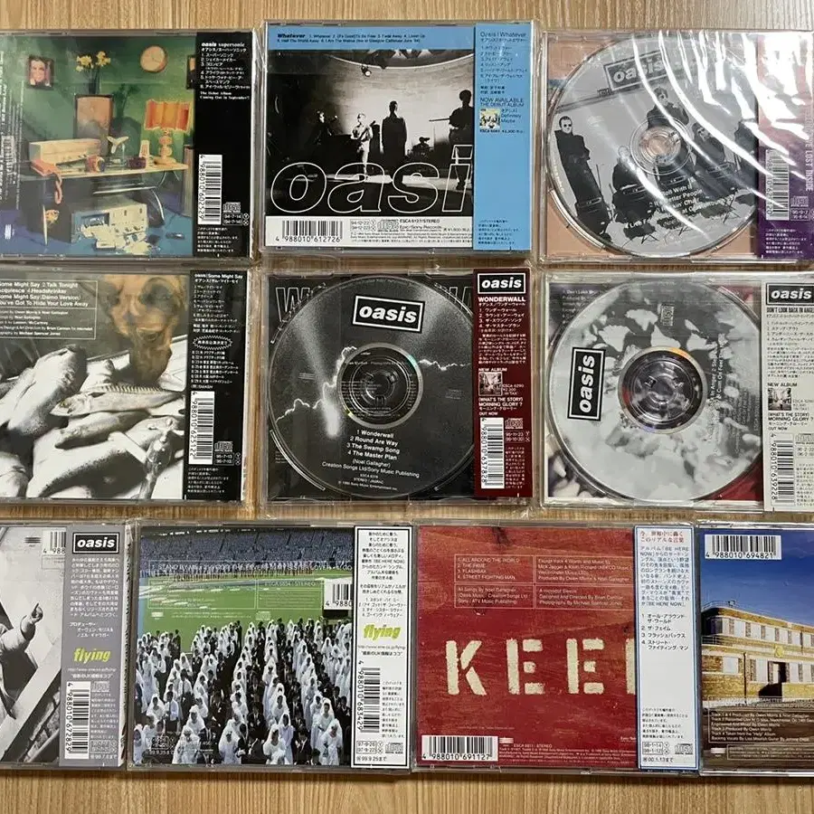 오아시스 Oasis 1집 2집 3집 일본 한정판 싱글CD 모음