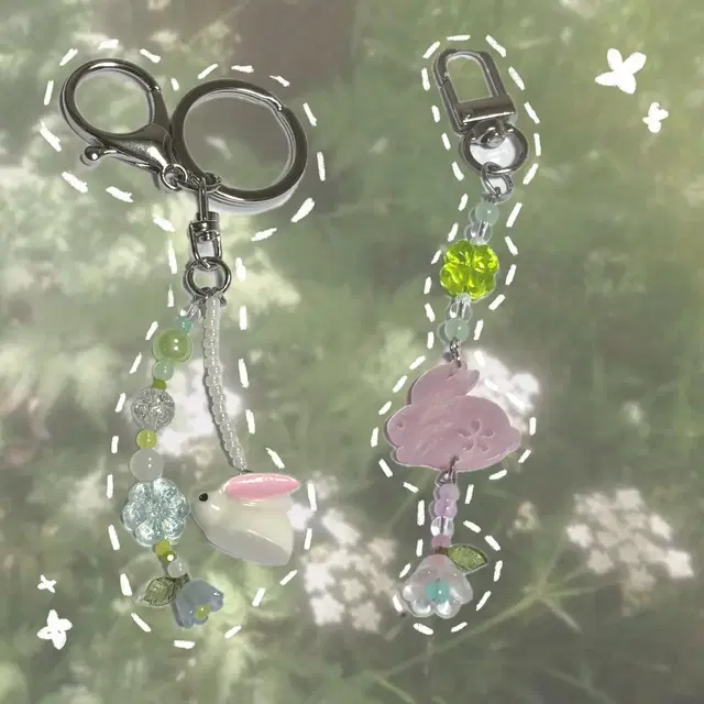 !!오픈이벤트!! lucky rabbit keyring 키링 탑꾸 탑로더