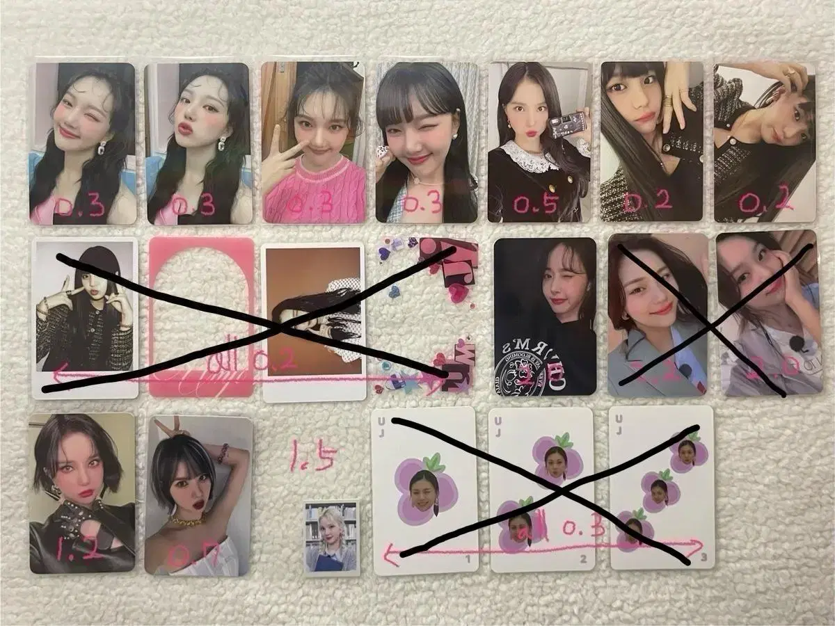 Gfriends viviz yerin eunha eunbi umji pola photocard unreleased photocard seasons greetings memoria