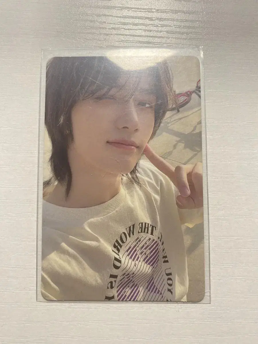 txt beomgyu paoi fight version photocard