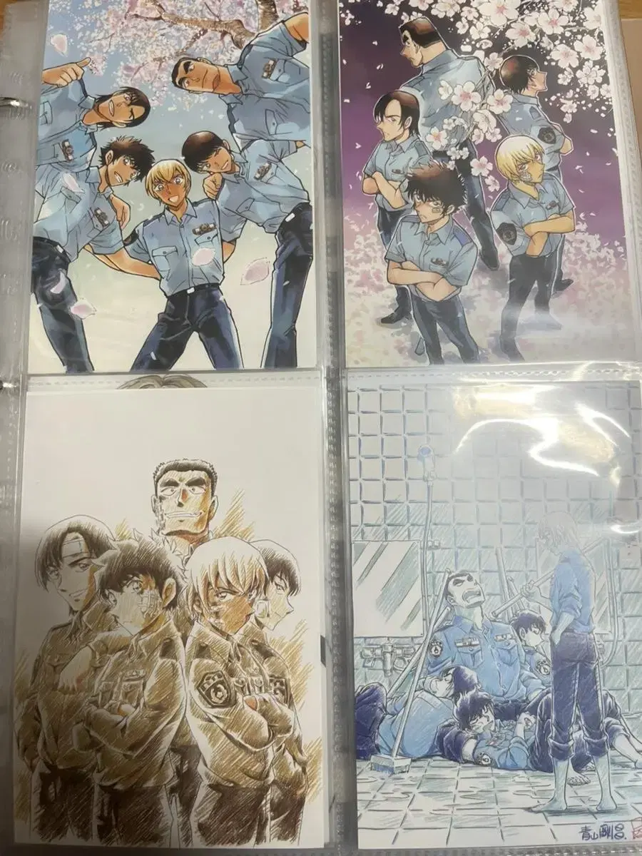 Detective Conan Police Academy manga first edition postcard amuro tooru matsuda jin fei