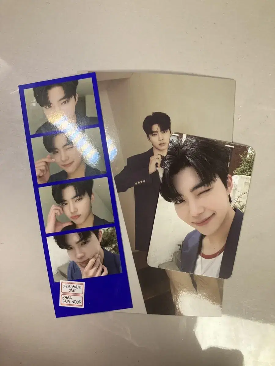 Park Gunwook photocard photocard zerobaseone zb1 zerozkit buncheol