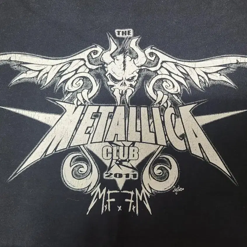 메탈리카 Metallica 2011 Met Club 티셔츠 판매