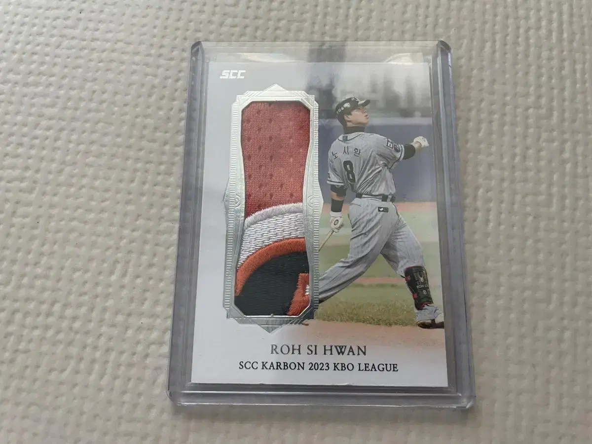 KBO Professional Baseball 2023 SCC Baseball kard Silver Jersey 10 Limited Edition Noh Si-hwan