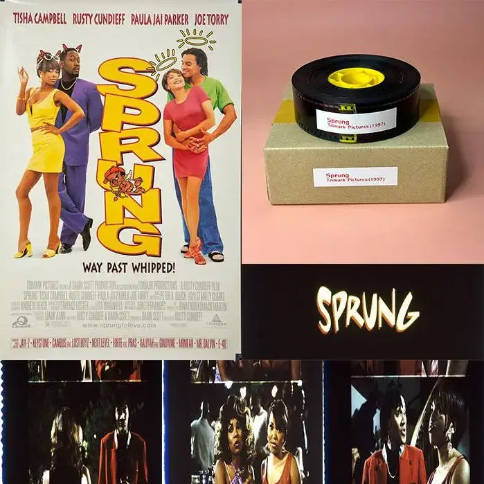 35mm 극장상영용 예고 영화필름 스프렁  Sprung, 1997