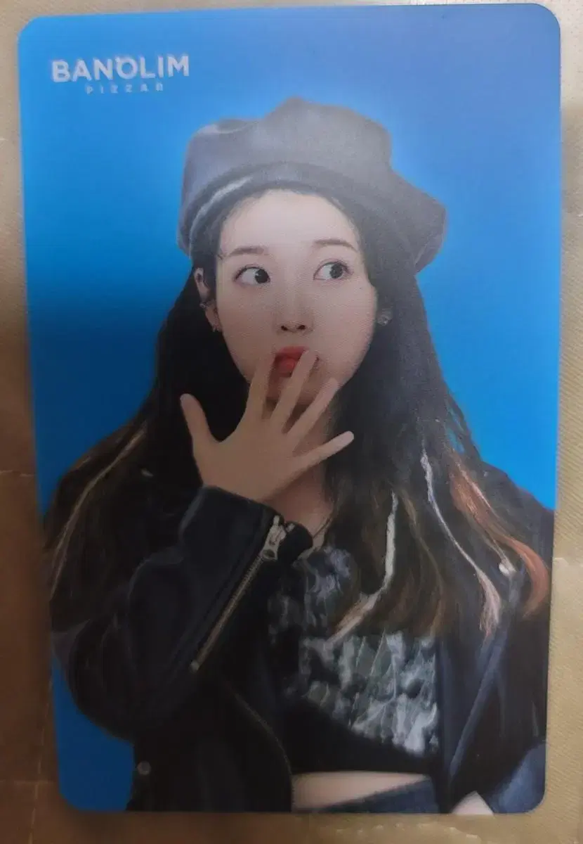 IU IU Rounded Pizza Photo Card photocard wts