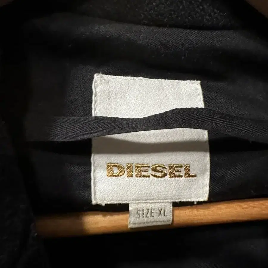 디젤 diesel 블랙 데님 코트 쟈켓