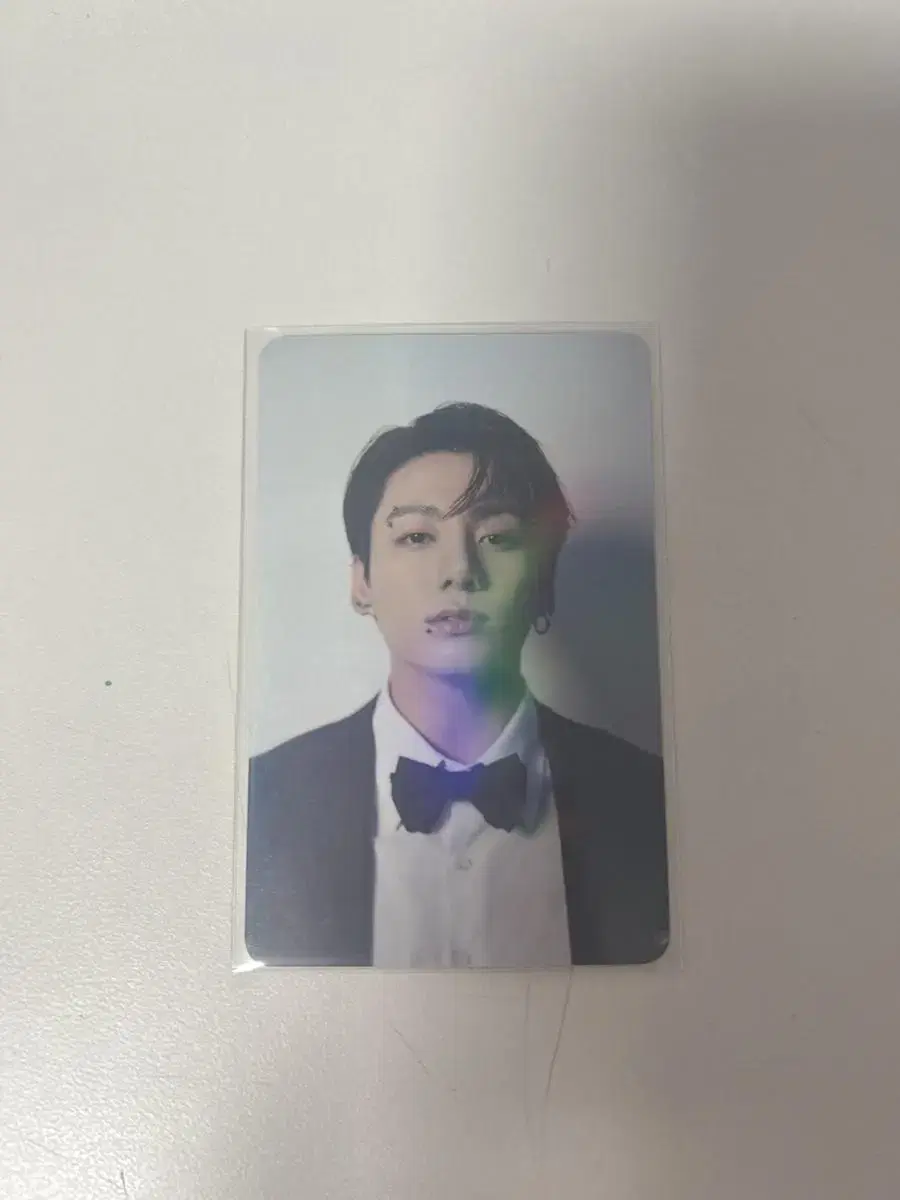 Bangtan Duffact China hologram jungkook photocard