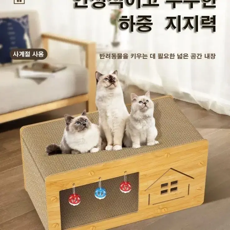 고양이 다기능 둥지 스크래쳐