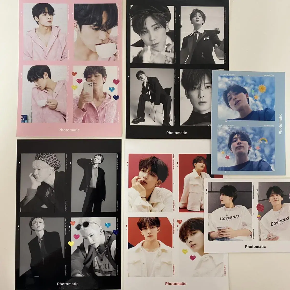 Seventeen jeonghan mingyu wonwoo hoshi Photomatic Unofficial Goods