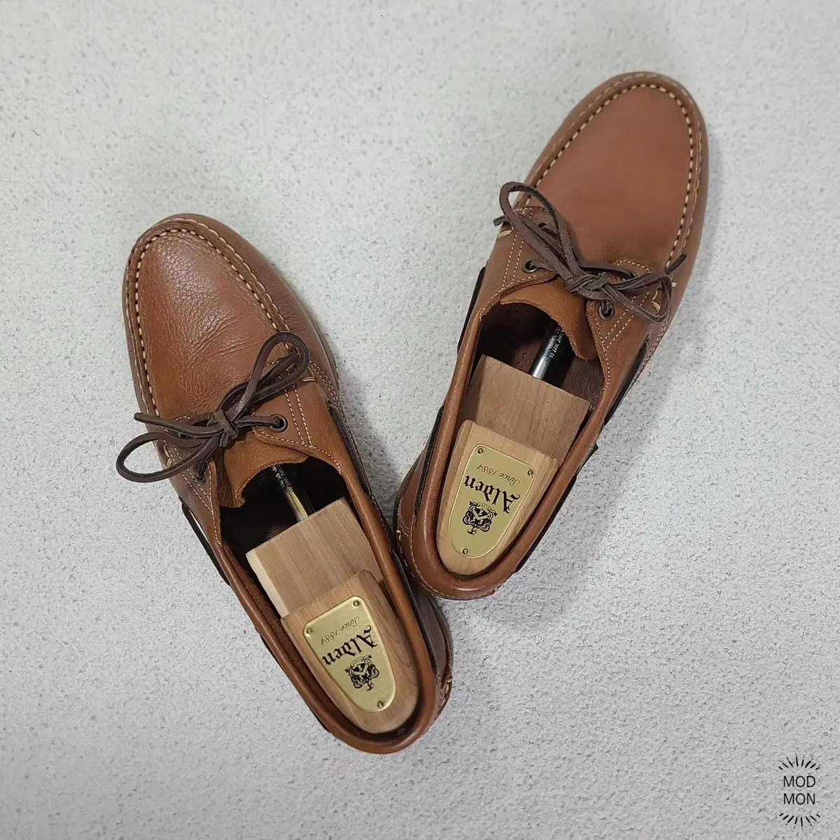 파라부트 바스 Tumbled Oak 아메리카 덱슈즈 UK8.5