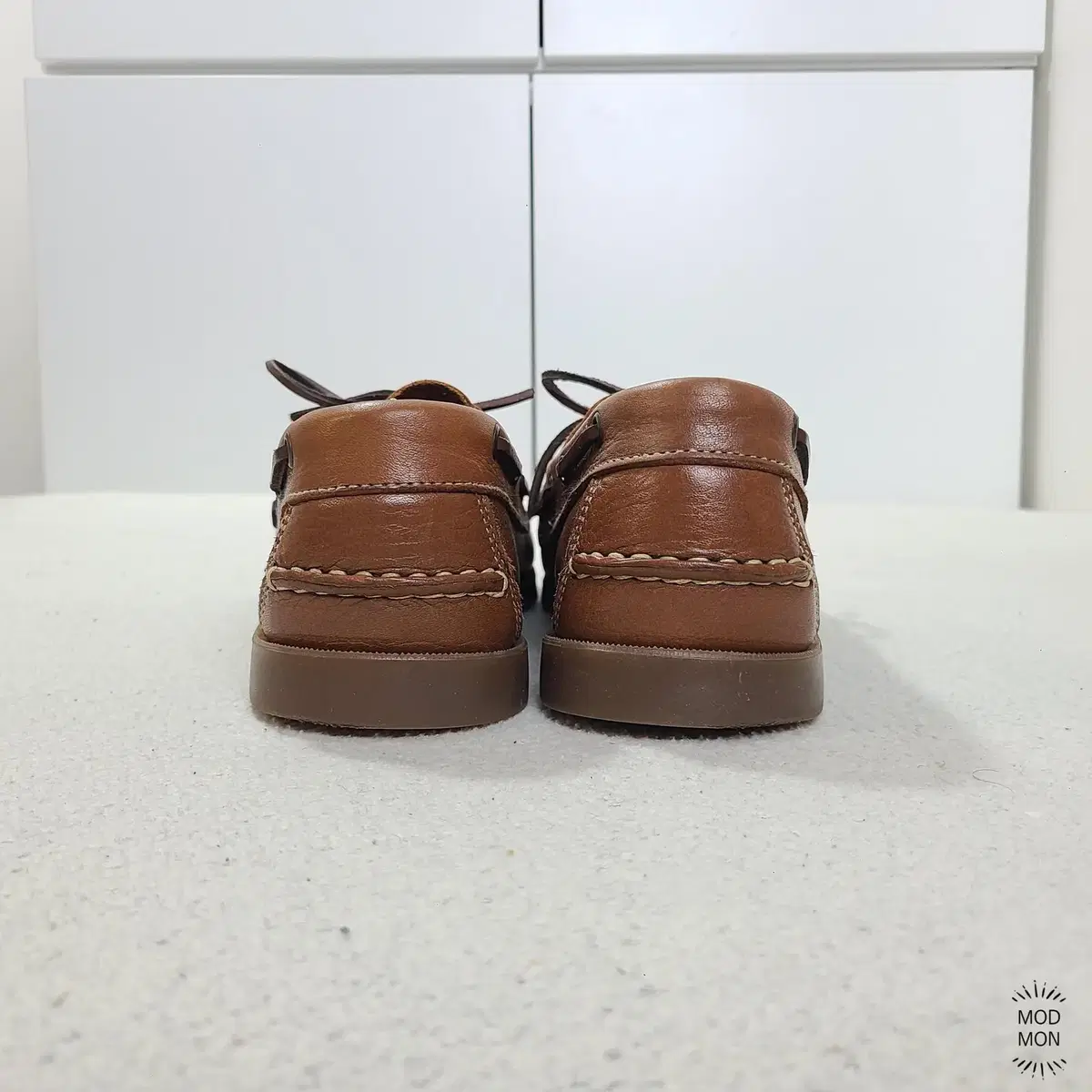 파라부트 바스 Tumbled Oak 아메리카 덱슈즈 UK8.5