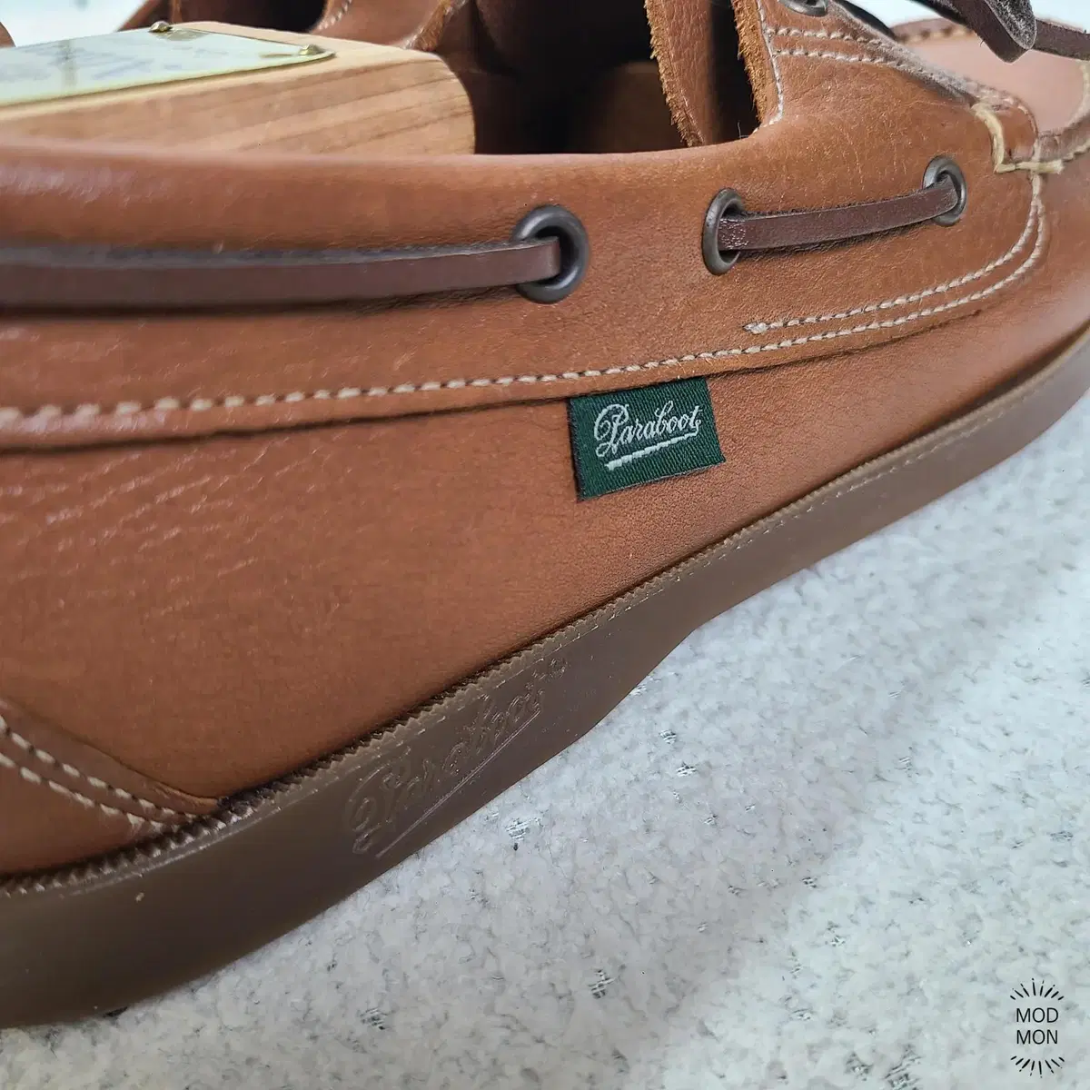 파라부트 바스 Tumbled Oak 아메리카 덱슈즈 UK8.5