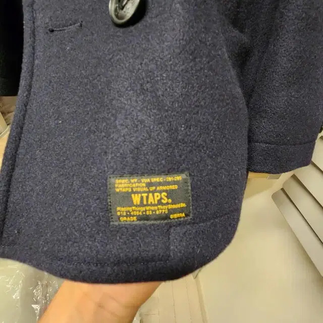 wtaps pea coat (더블탭스 피코트 navy)