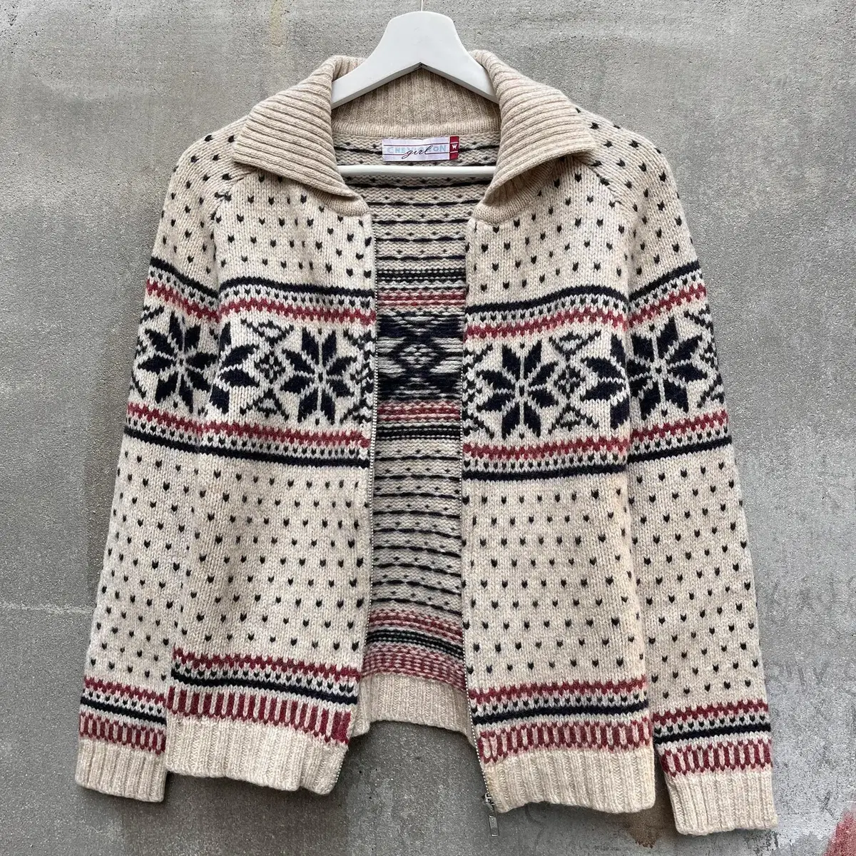 CHEVIGNON girl 90's knit cardigan