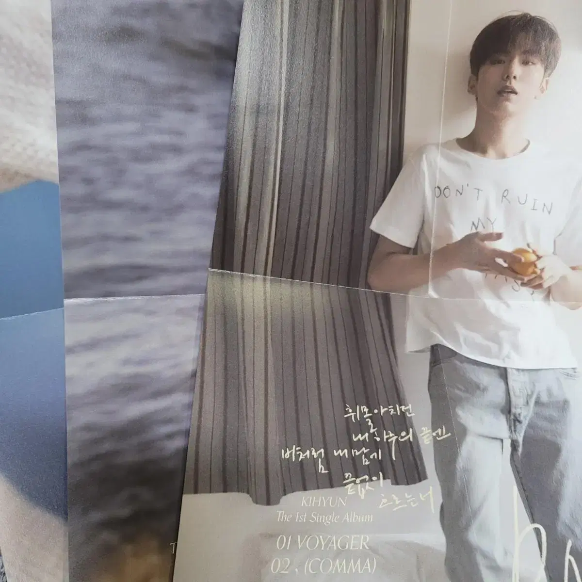 Monsta X Kihyun Solo Voyager Folding poster 3 types