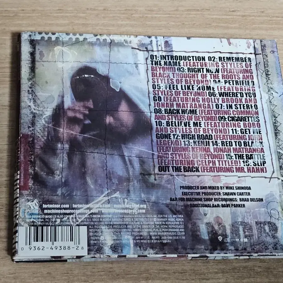 Fort Minor-The Rising Tied[인핸스드 디지팩] cd