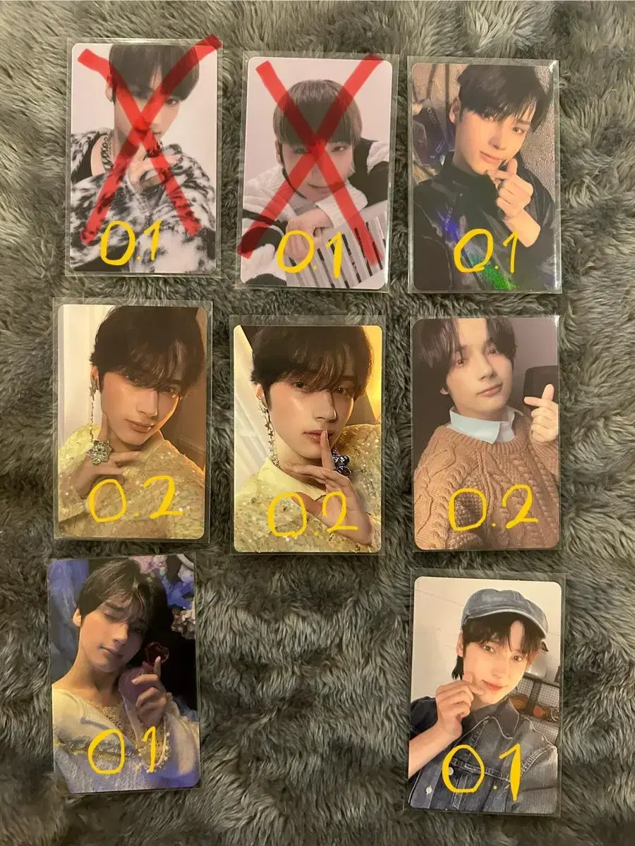 txt hueningkai photocard wts