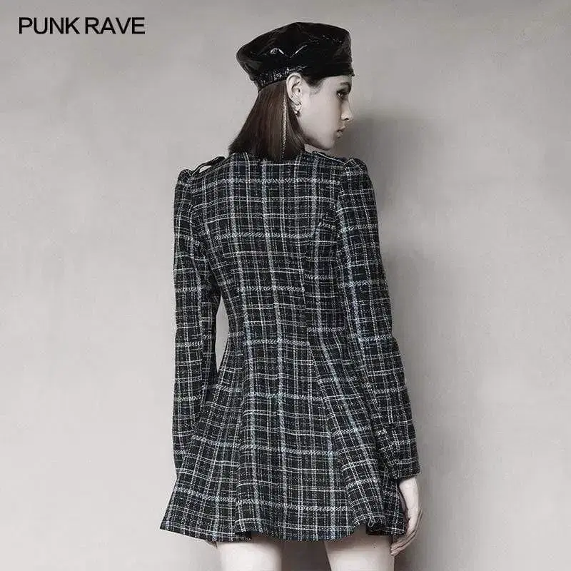 punk rave 펑크레이브 트위드 티파티 원피스