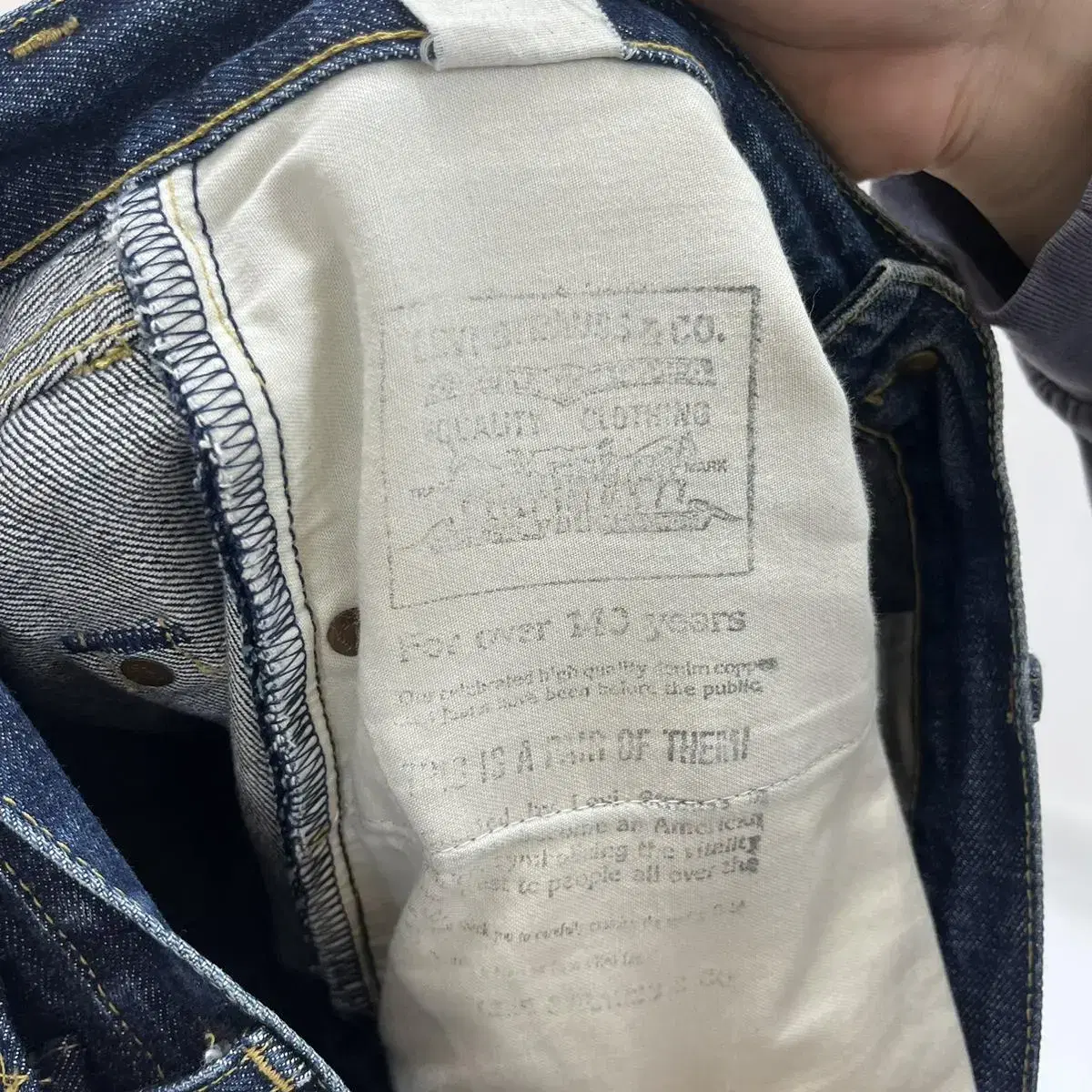 90s LEVIS 702 셀비지 데님