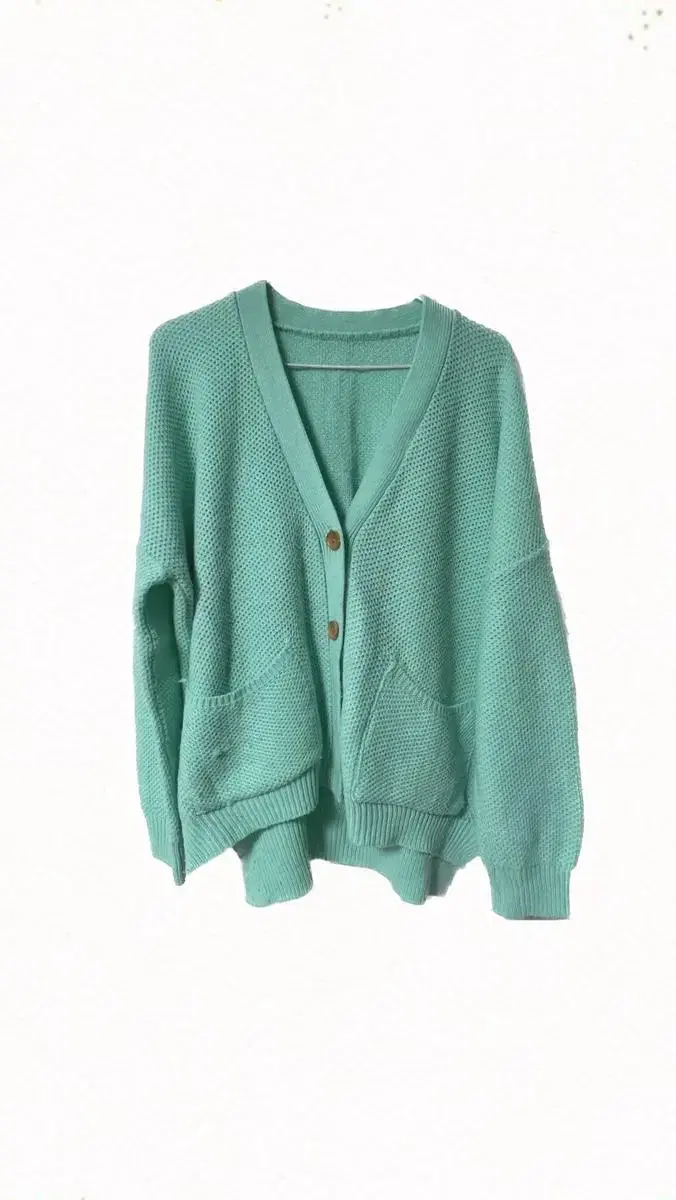 We sell cute mint cardigans for teenagers.