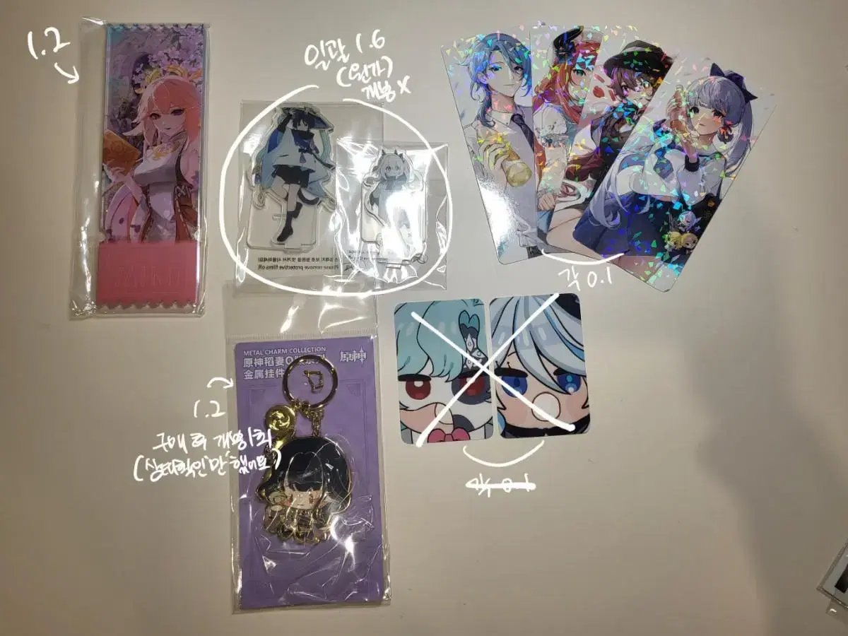 We sell a lot of Genshin Impact merchandise