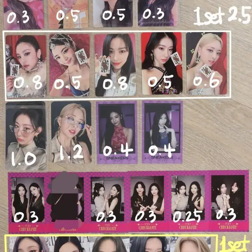 ITZY 있지 체크메이트 미공포 럭드 양도