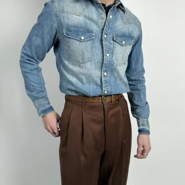 nano universe washed denim western