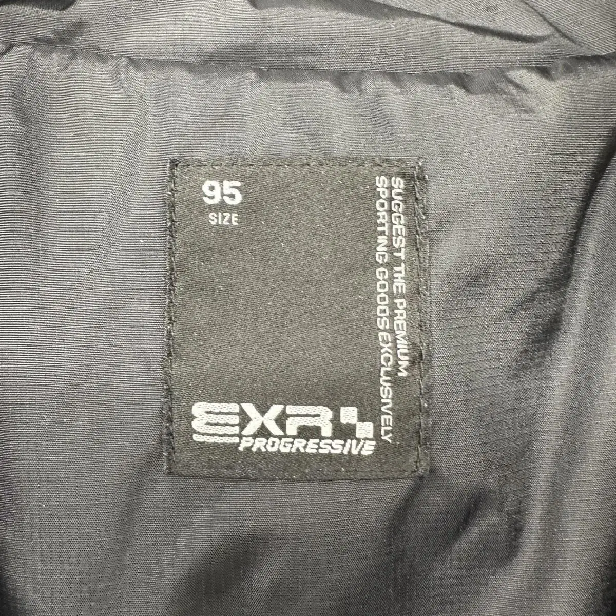 EXR 바람막이 점퍼 (95 size / BLACK)