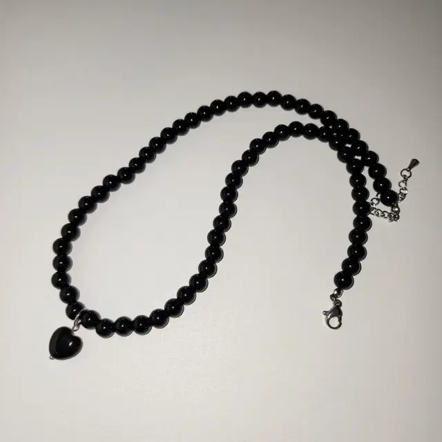 BLACK ONYX NECKLACE - 블랙하트