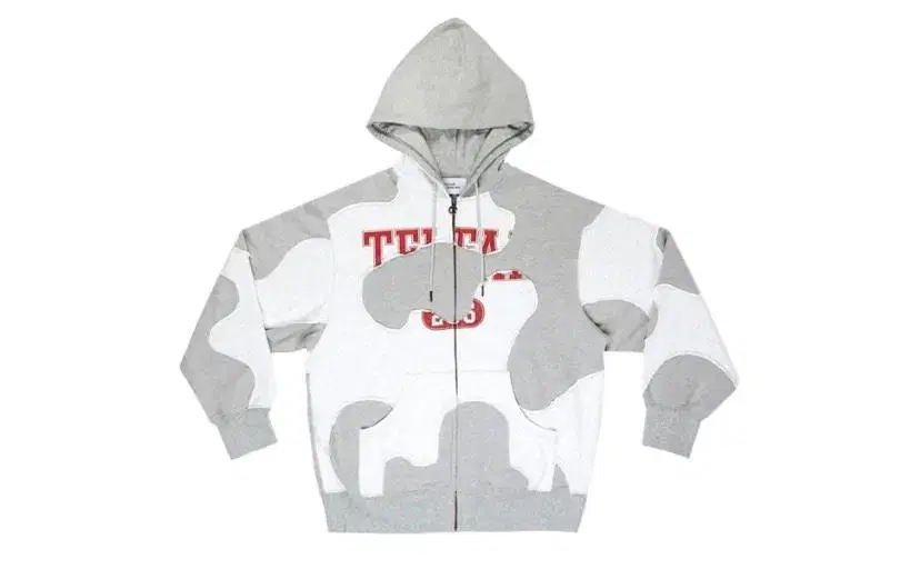 (XS/S)Telfa Camo Hoodie Zip Up