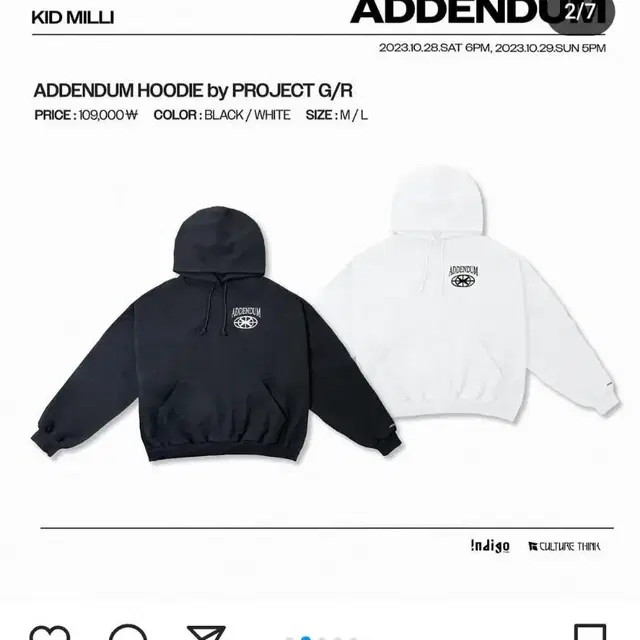 ADDENDUM Hoodie by Project G/R