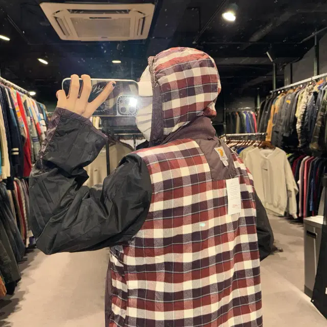 CARHARTT 칼하트 경량패딩 와인 (L)