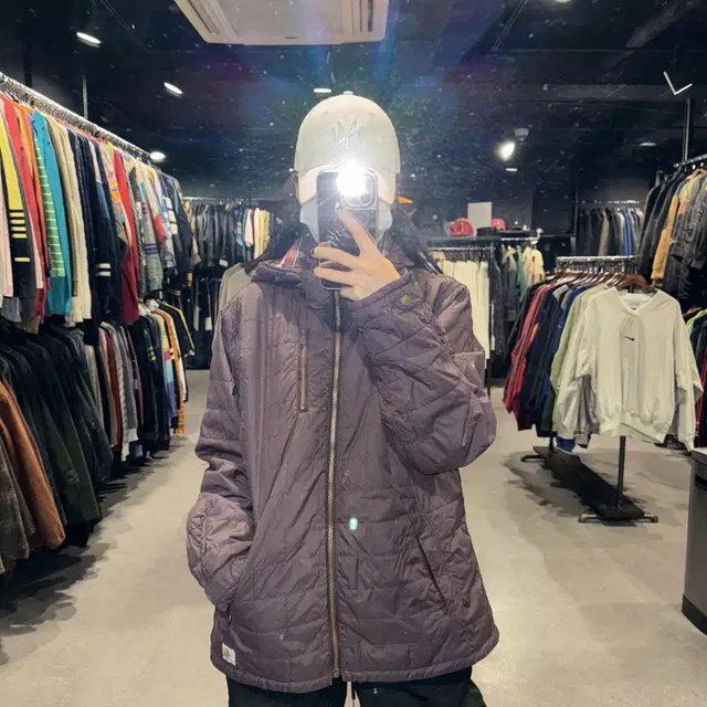 CARHARTT 칼하트 경량패딩 와인 (L)