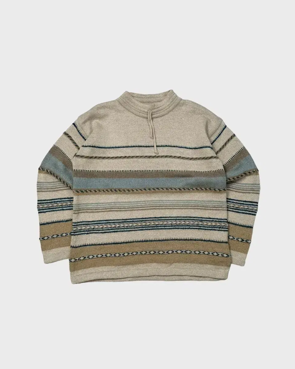 vintage stripe fisherman sweater