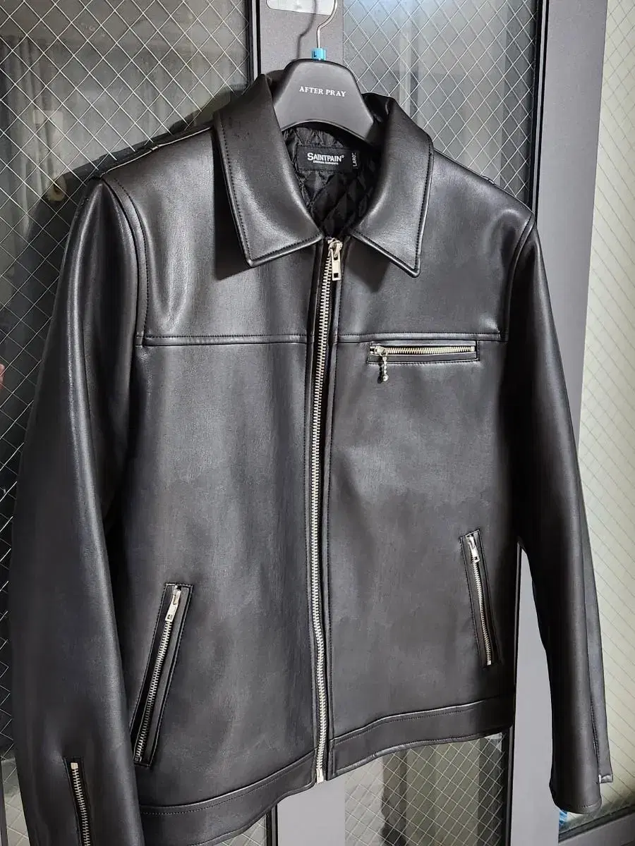 (Store discount) Saint페인 Leather Jacket