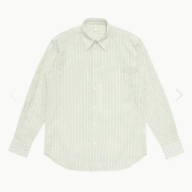 선플라워 ADRIAN SHIRT IN GREEN STRIPE M