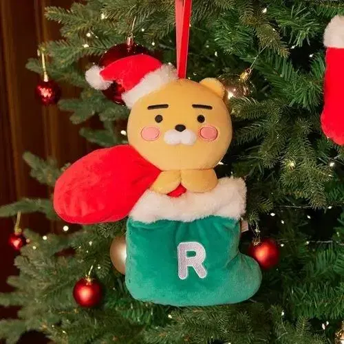 Christmas Socks Ryan doll Kakao Friends