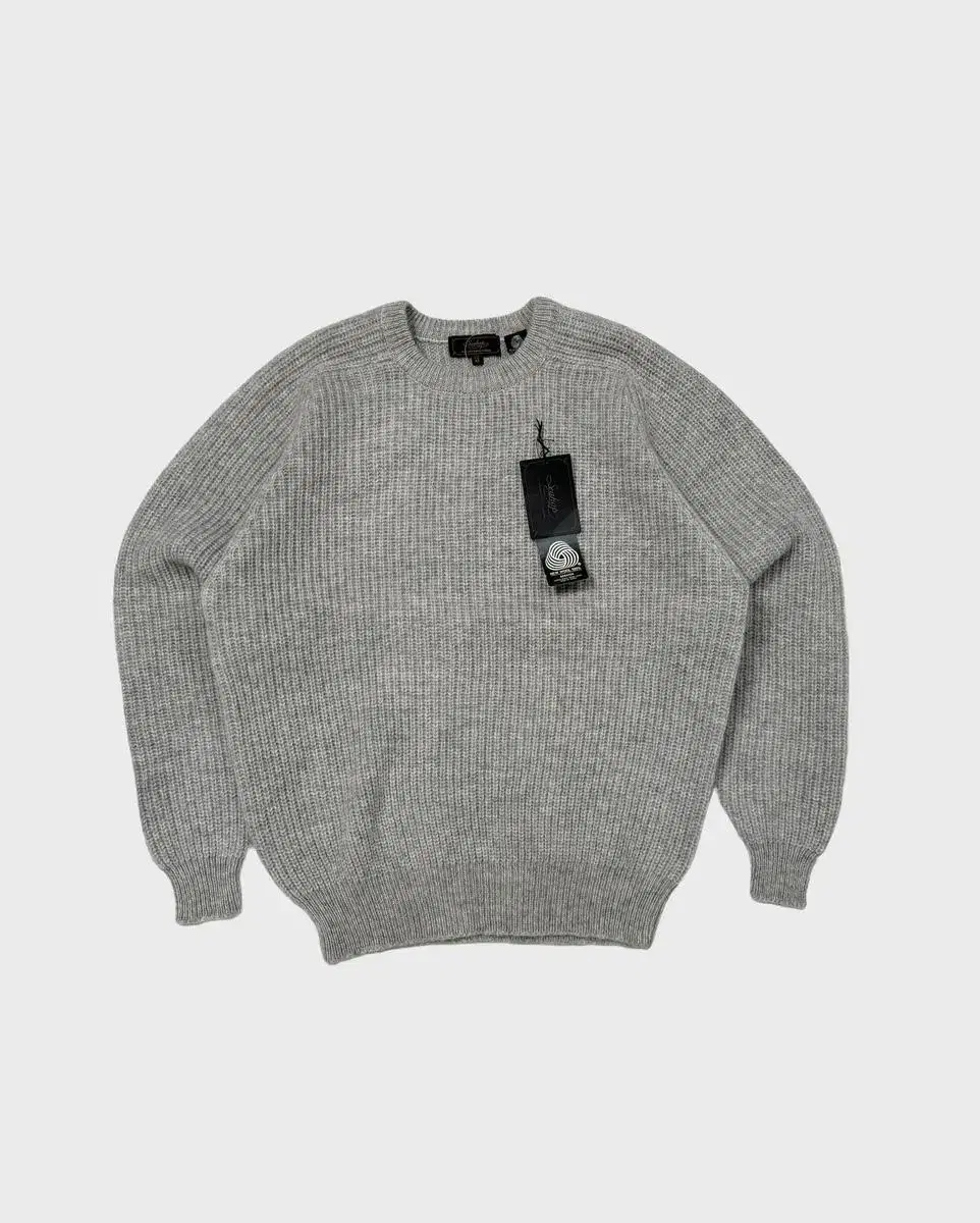 vintage gray fisherman knit