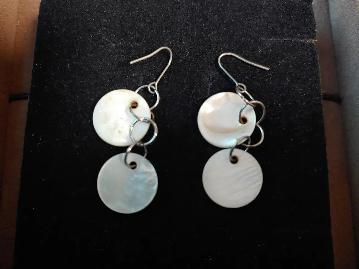 Handmade seashell earrings