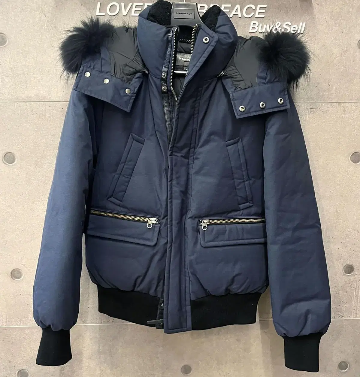 Mackage Padded Jacket Navy-F112707Dixon