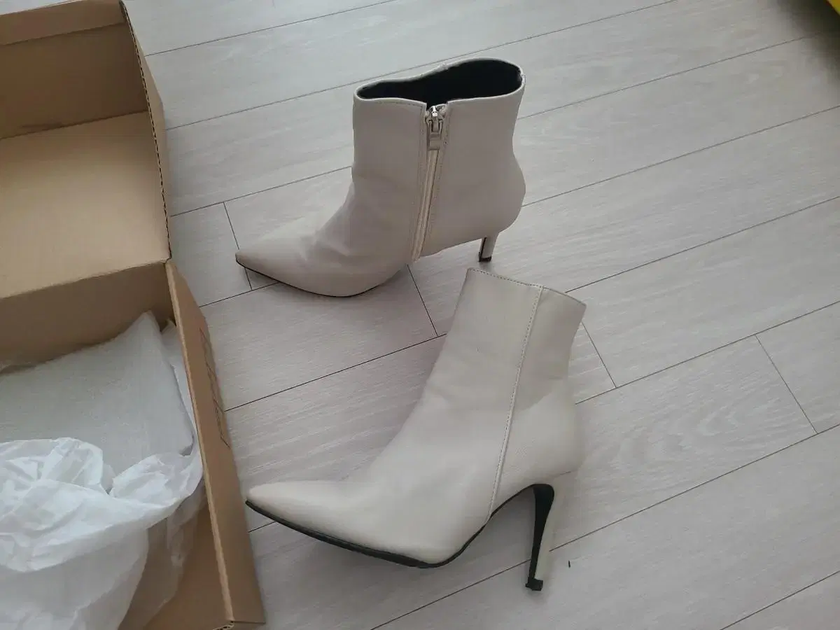 Ivory Ankle Boots