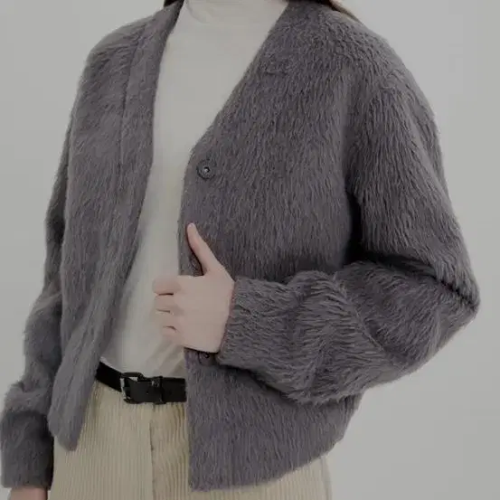 MOONSUN ECO FUR CARDIGAN JACKET