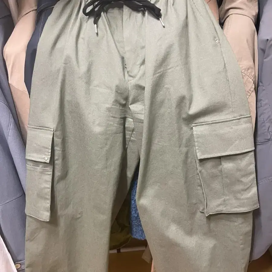 Casper john denim hakama cargo pants