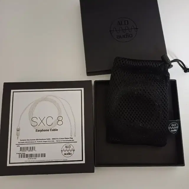 ALO AUDIO SXC8 이어폰케이블 팝니다