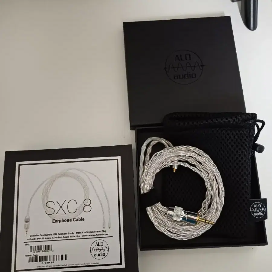 ALO AUDIO SXC8 이어폰케이블 팝니다